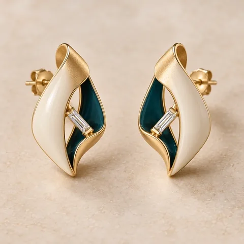 Folded Light Earrings (Pair)