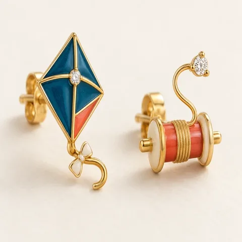 Patang & Dor Earrings (Pair)