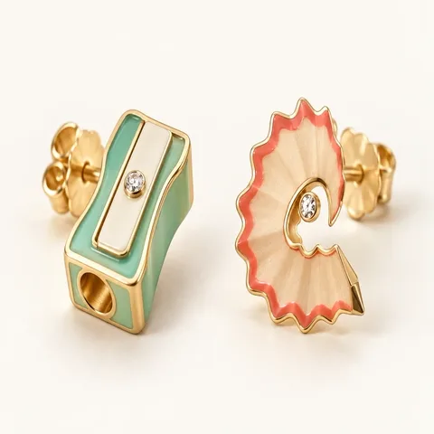 School Bell Earrings (Pair)