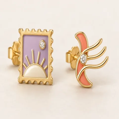 Postmark Earrings (Pair)