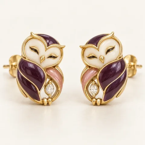 Midnight Fold Earrings (Pair)