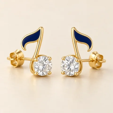 Blue Note Earrings (Pair)