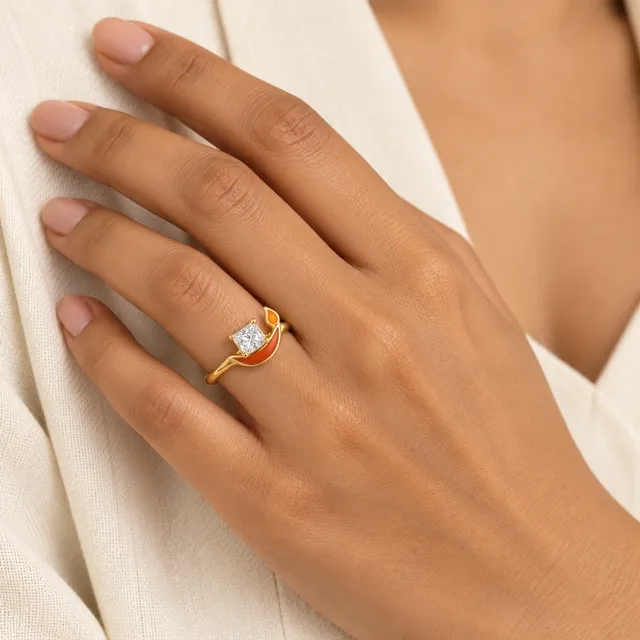 Jyot Ring, worn