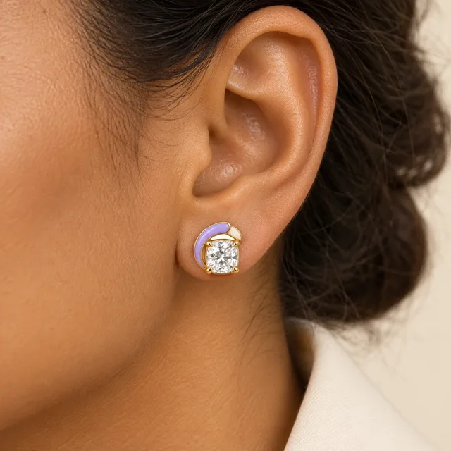 Archlight Earrings (Pair), worn