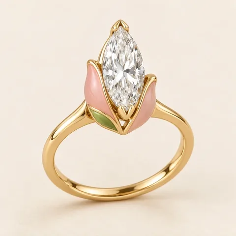 Tulip Embrace Ring