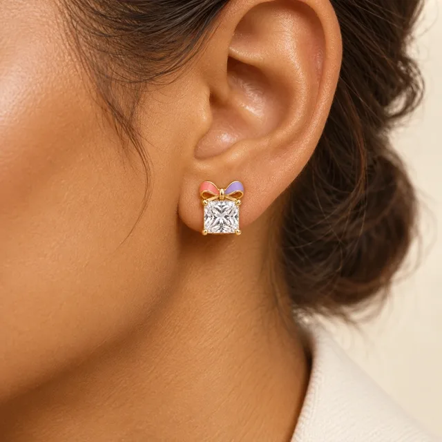 Little Gift Earrings (Pair), worn