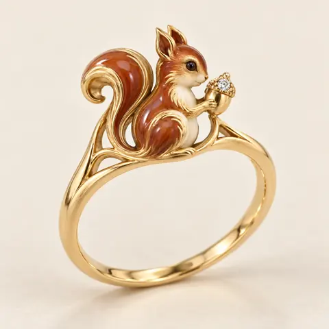 Acorn Keeper Ring