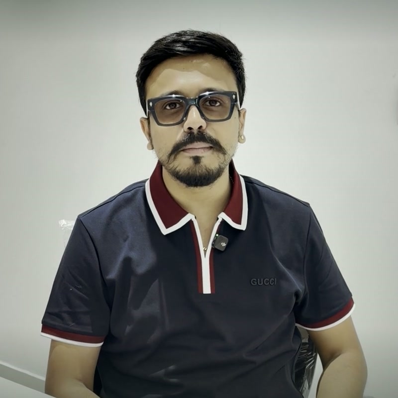 Rahul Contractor, owner of Praycious Jewels Private Limited, Navsari